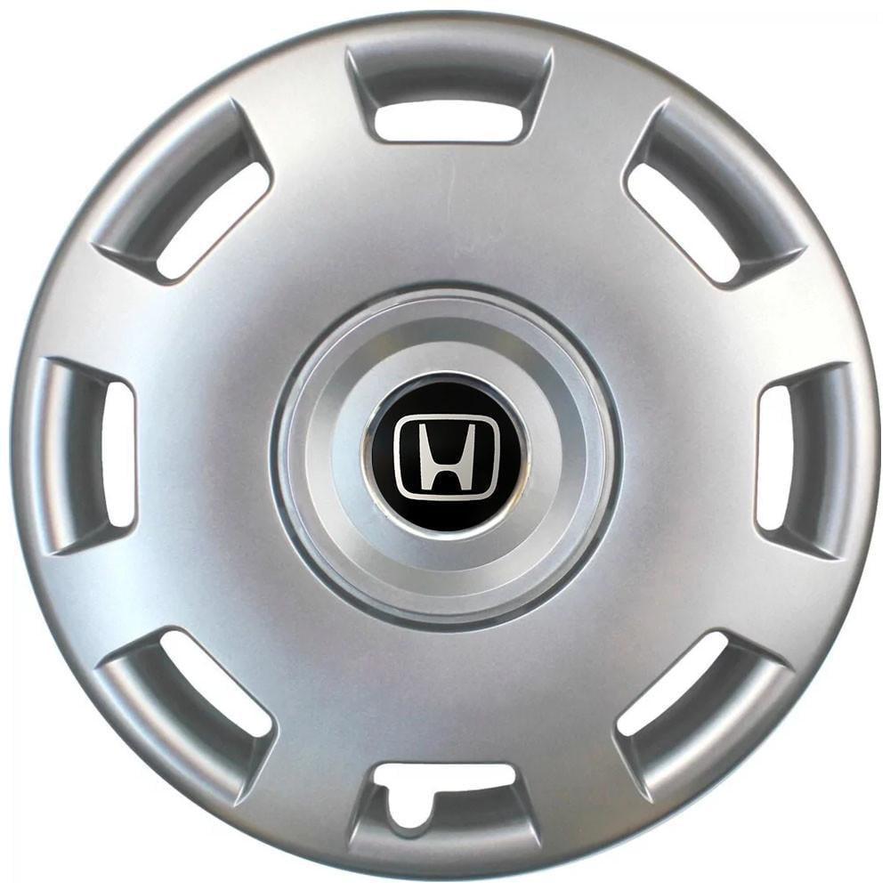 Колпаки SJS 302 с логотипом Honda R15 4 шт. Серебристый