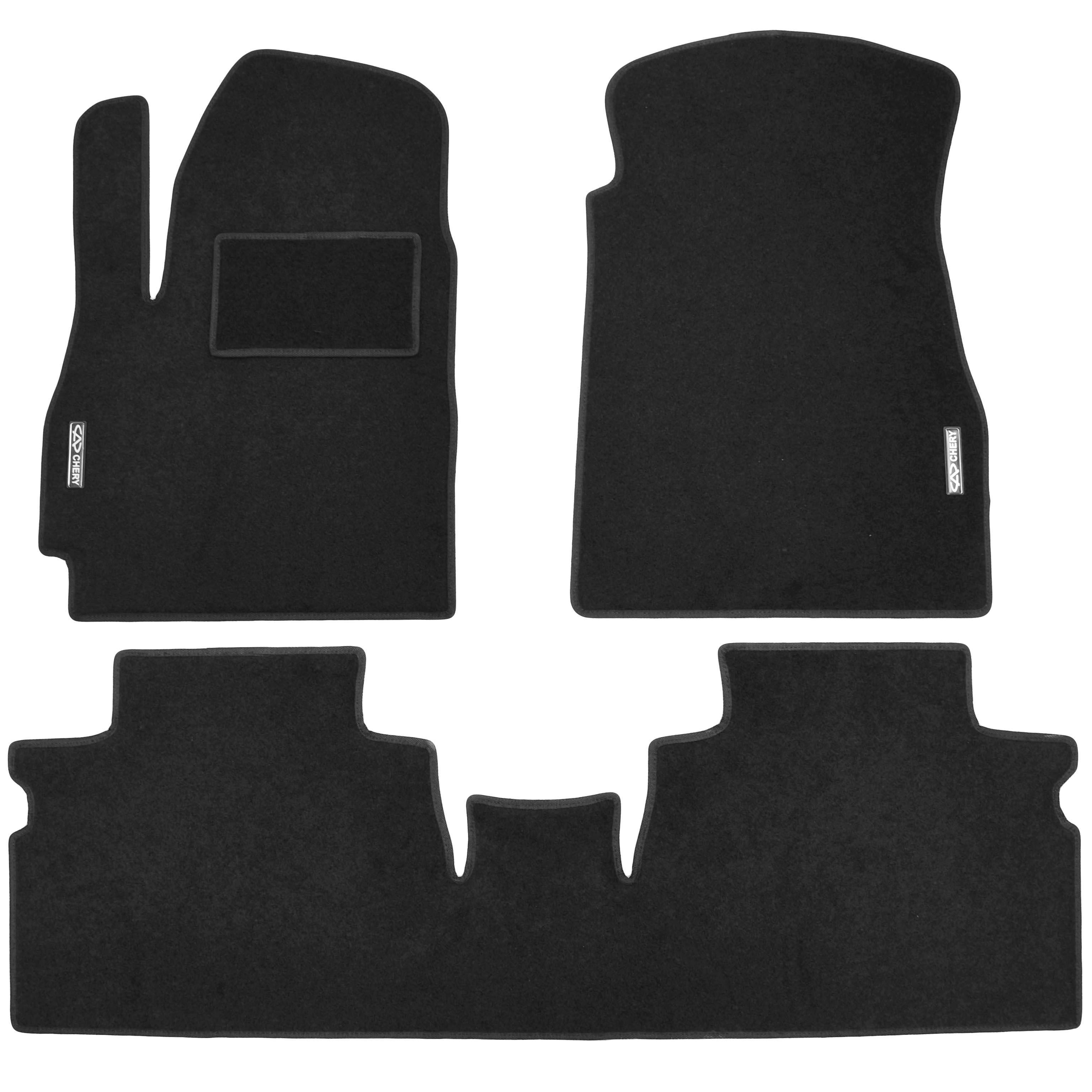 Коврики в салон для Chery Jetour X70 '20- текстильные Черный (226809)