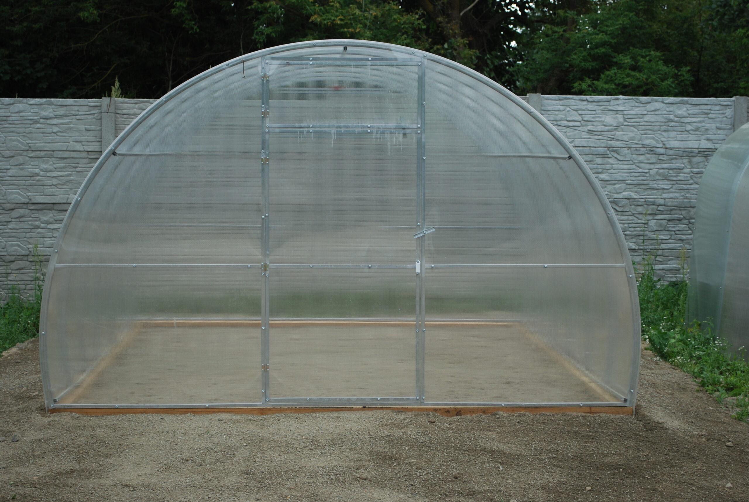 Теплиця Алістан 20x20 3х8 із оцинкованої квадратної труби з полікарбонатом 4 мм - фото 5