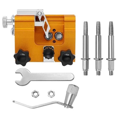 Станок ручной для заточки цепей бензопил механический 3 надфиля (928190) Станок ручной для заточки цепей бензопил механический 3 надфиля (928190)