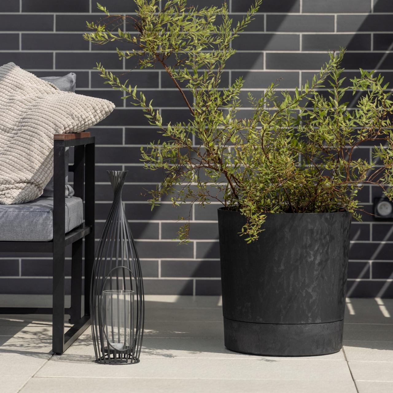 Вазон для цветов Lamela AURA с подставкой 280х294 мм Бежевый (25419751856) - фото 3 Вазон для цветов Lamela AURA с подставкой 280х294 мм Бежевый (25419751856) - фото 3