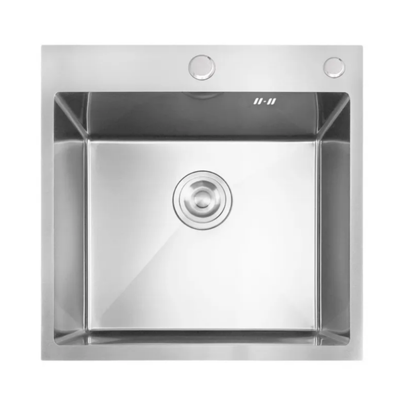 Мийка кухонна Mixxus MH5050 SS COLOR нержавіюча сталь 3,0/0,8 мм інтегрована (MX1927)