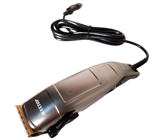 Машинка для стрижки волос Maxtop серебристая с 4 насадками (MP-9600) Машинка для стрижки волос Maxtop серебристая с 4 насадками (MP-9600)