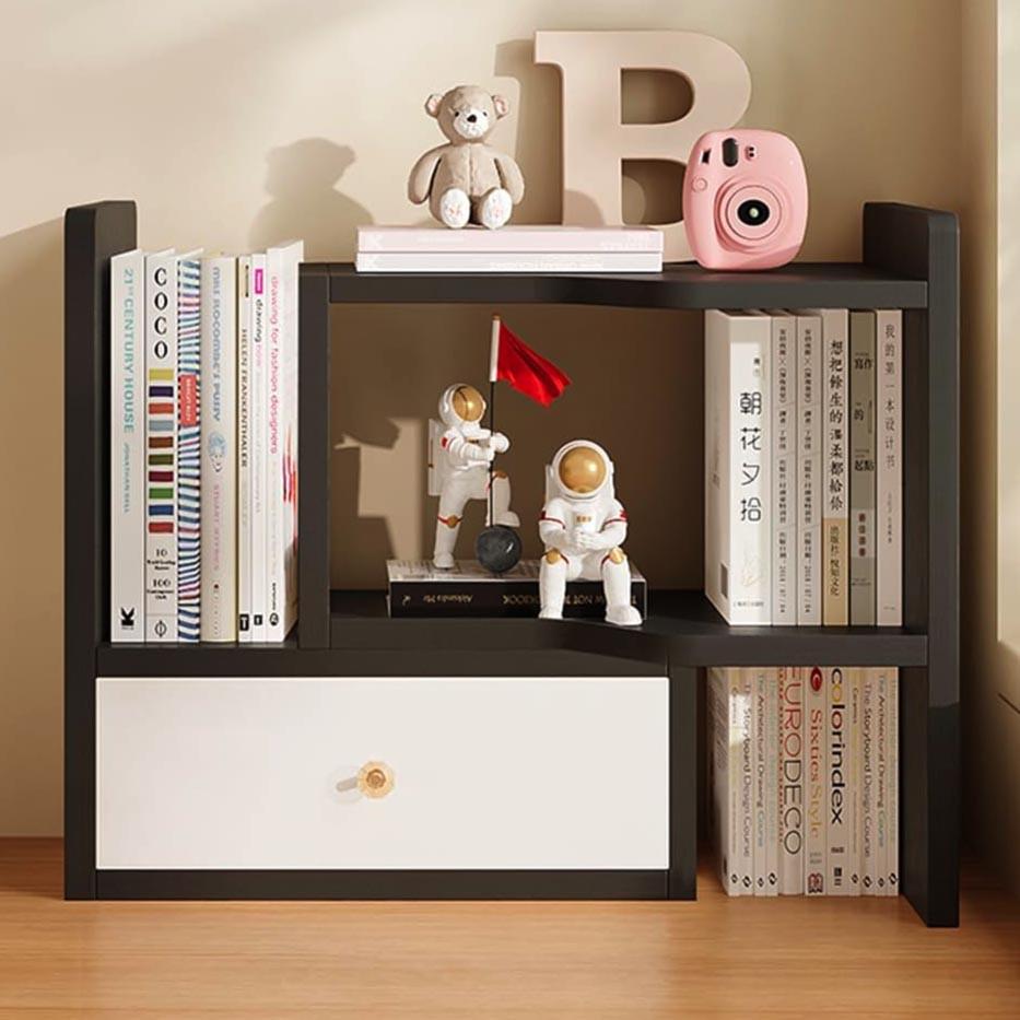 Полка книжная настольная из дерева Корлита Венге/Зефир (КПА-02341220)