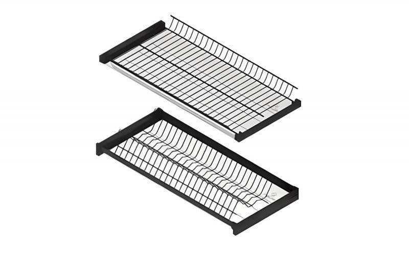 Сушарка для посуду Rejs з рамою варіант 3 L 800 мм Чорний матовий (WE06.5227.01.061)