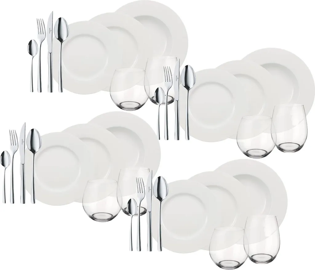 Столовый сервиз Villeroy & Boch Wonderful World White 4 Friends 36 предметов (1011559032)