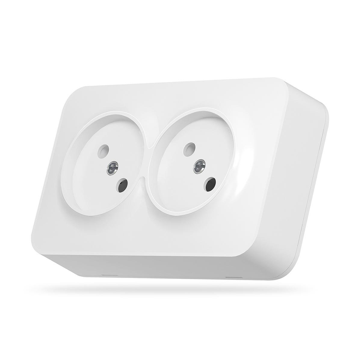 Розетка двойная Videx BINERA наружная Белый (VF-BNS22-W) Розетка двойная Videx BINERA наружная Белый (VF-BNS22-W)
