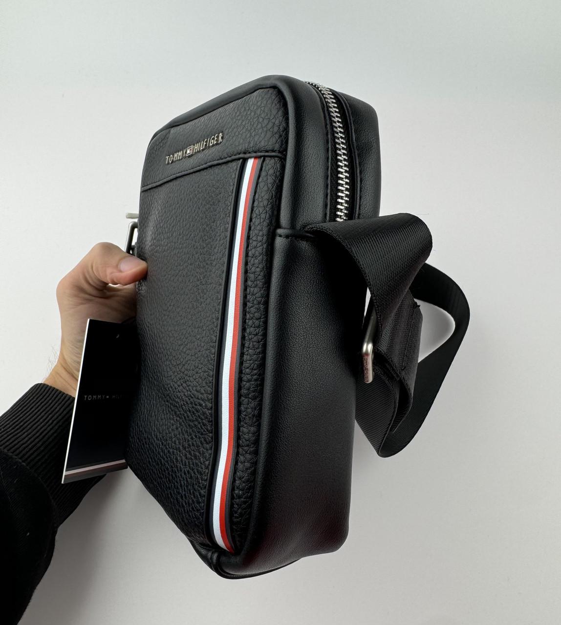 Мужская барсетка Tommy Hilfiger через плечо Черный (2280330988) - фото 3 Мужская барсетка Tommy Hilfiger через плечо Черный (2280330988) - фото 3