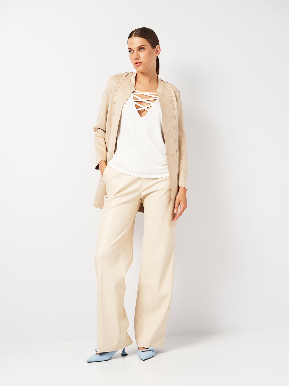 Пальто р. 34 Светло-бежевый (8158482ral) - фото 3 Пальто р. 34 Светло-бежевый (8158482ral) - фото 3