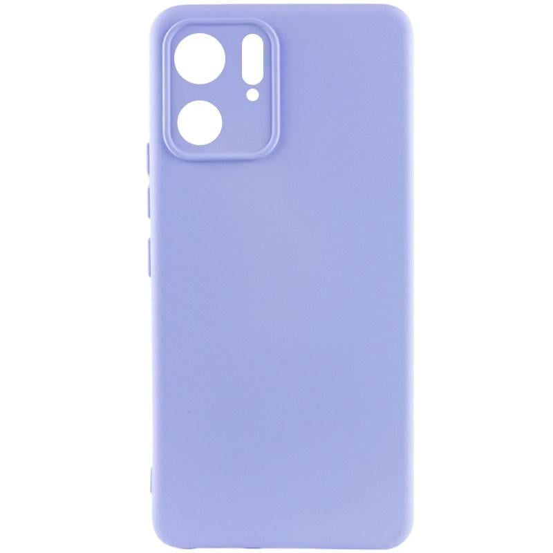 Протиударний чохол Silicone Cover Lakshmi Full Camera (A) для Motorola Edge 40 Бузковий / Dasheen