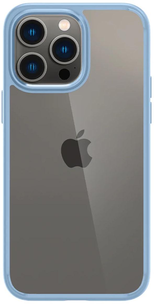 Чехол накладка для телефона Spigen Ultra Hybrid для Apple iPhone 14 Pro Прозрачный/Синий (ACS04964)