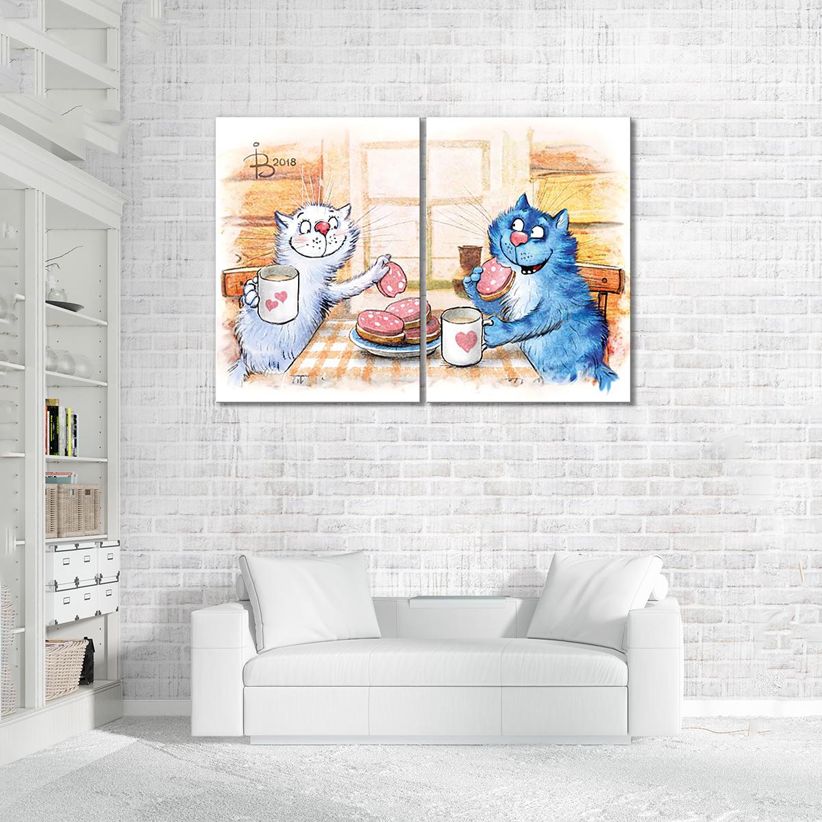 Модульная картина Наша безграничная любовь 2 модуля 50x75 см