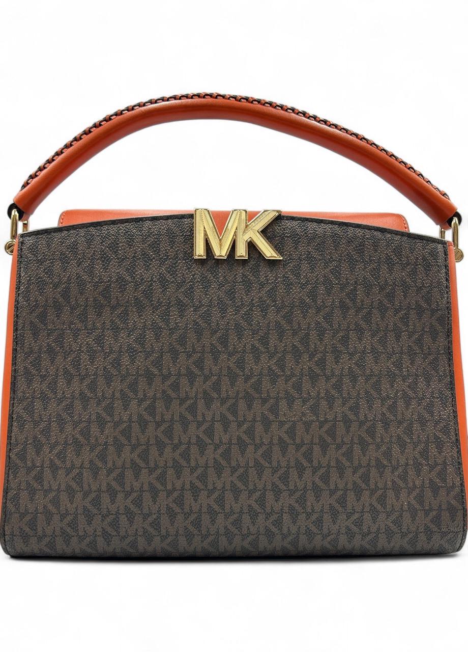 Сумка женская Michael Kors Karlie 30f1GCDS2B Orange Spice MD Th Satcher Коричневый (2746864329)