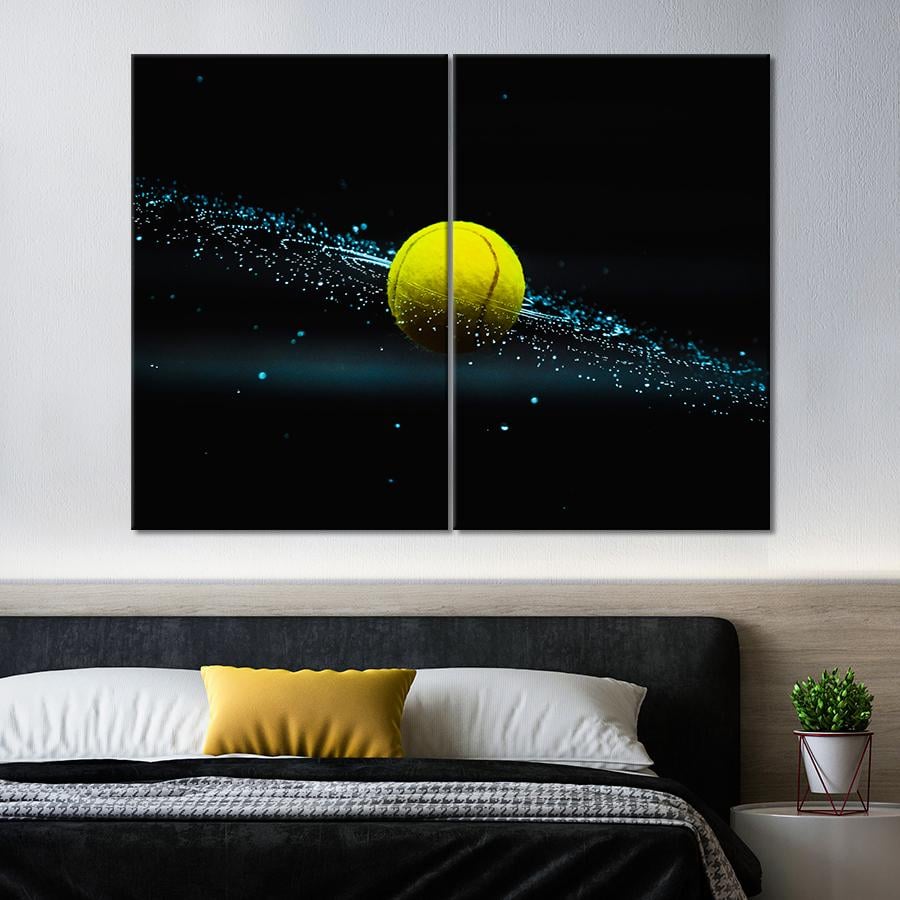 Картина спорт Полёт теннисного мяча 111x81 см (A1248-2)