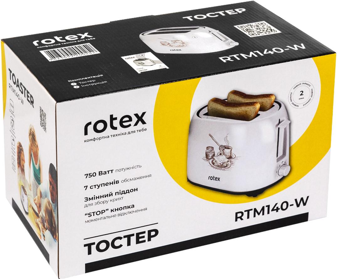 Тостер Rotex RTM140-W (88055) - фото 5