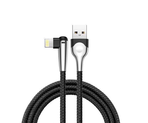 Кабель Data BASEUS Sharp-Bird Lightning CALMVP-D01 2,4 A 1 м Black