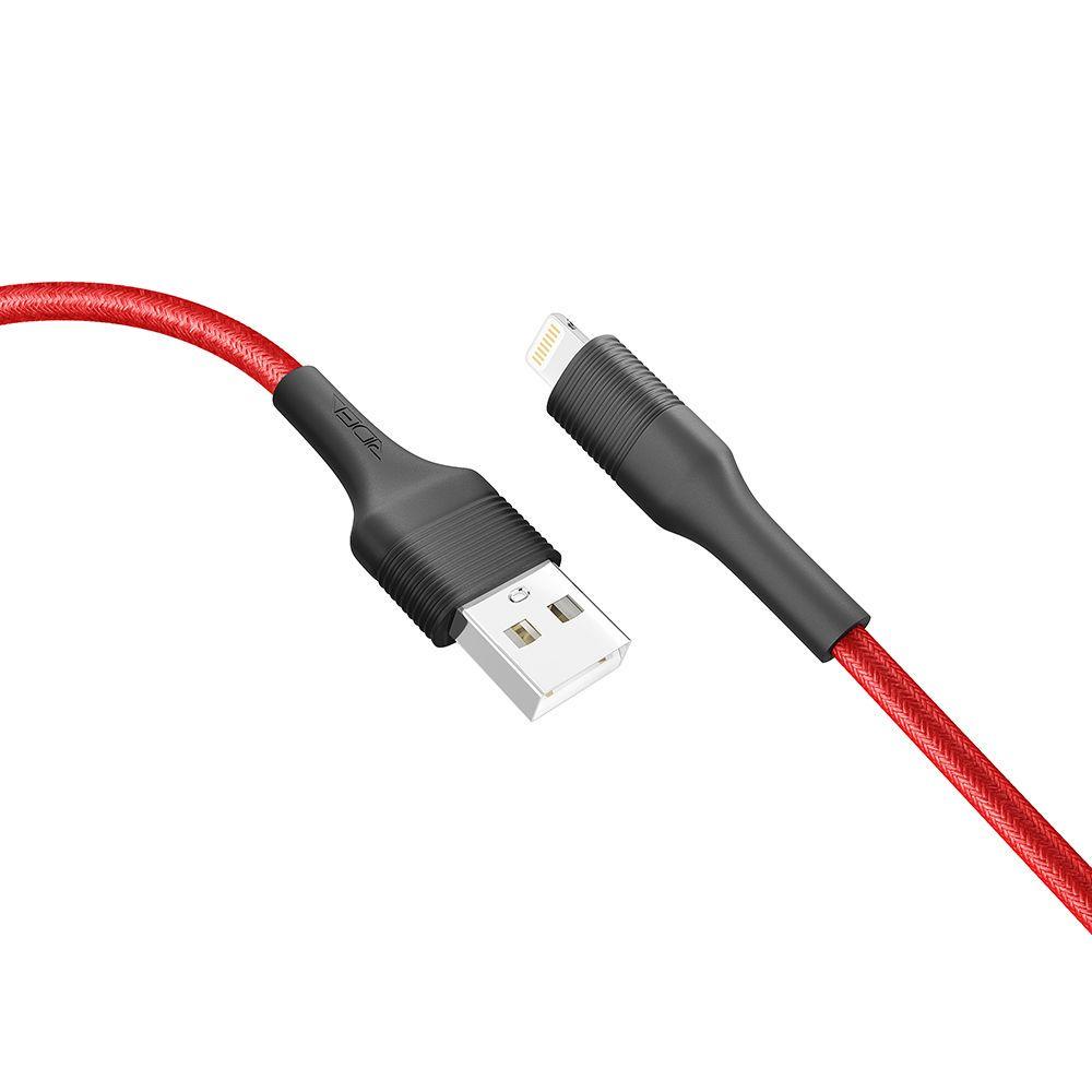 Кабель Ridea RC-M132 Fila 12 W USB to Lightning Червоний (209-00171) - фото 6