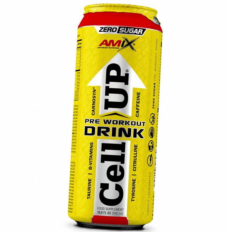 Энергетический напиток перед тренировкой Amix Nutrition CellUp Pre-Workout Drink 500 мл Пепино-яблоко (11135009)