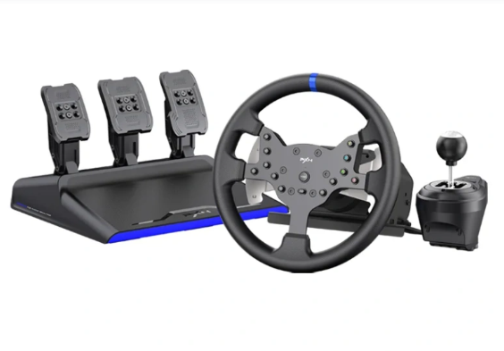 Руль с педалями и коробкой передач PXN V99 для PS4/PS3/Xbox Series/Xbox X/S, PC