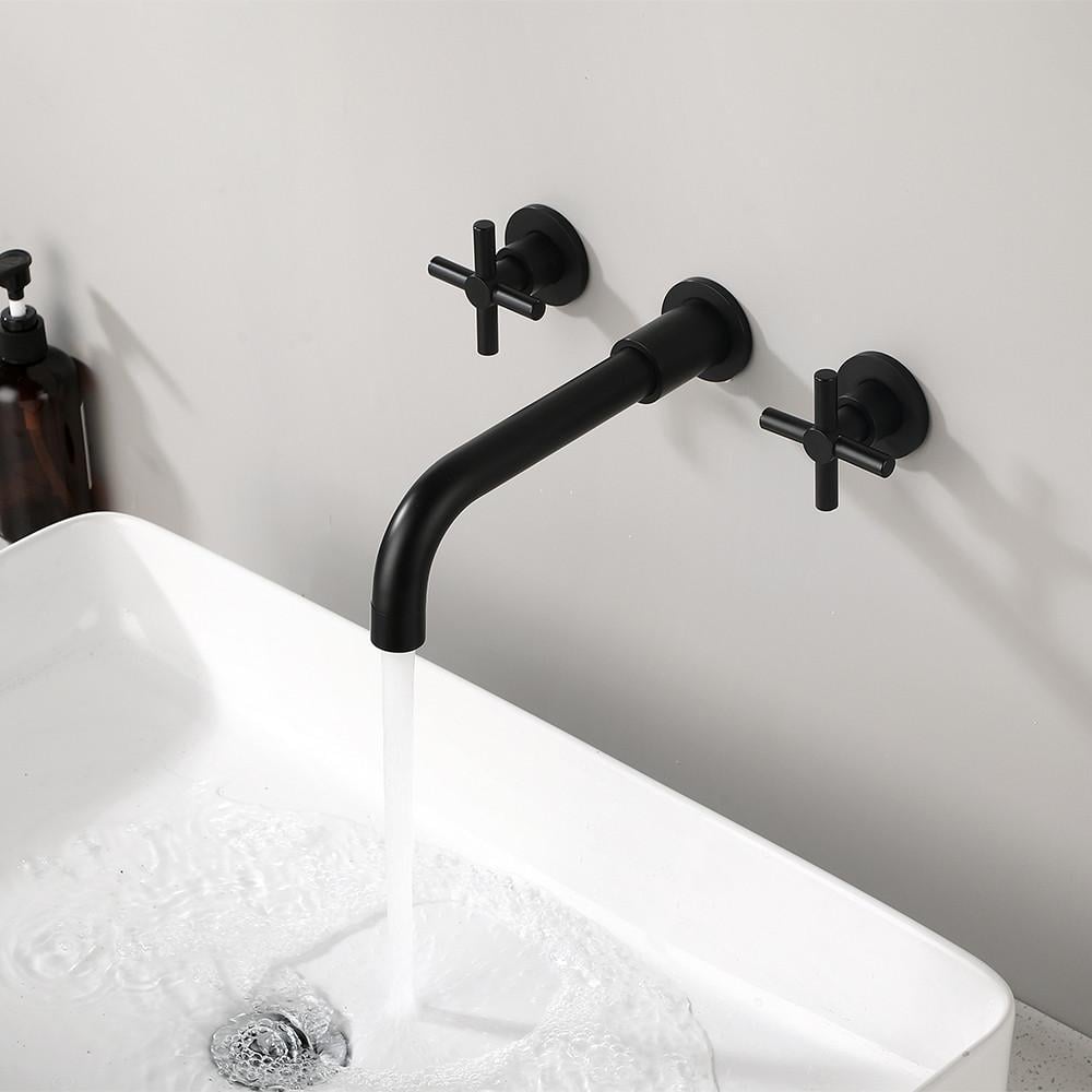 Змішувач для умивальника Wezer VAL10-10 нержавіюча сталь Black (1709461477)