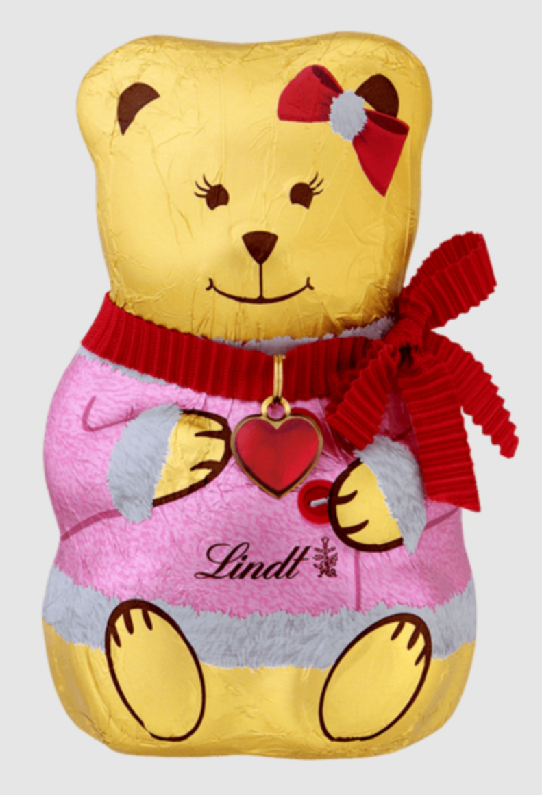 Шоколадні ведмедики Lindt Teddy Girl Milk Christmas 100 г (2443991328)