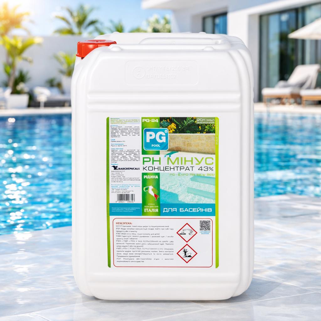 Средство Barchemicals Minus Серное 44% для снижения уровня pH 20 л (PG-24)