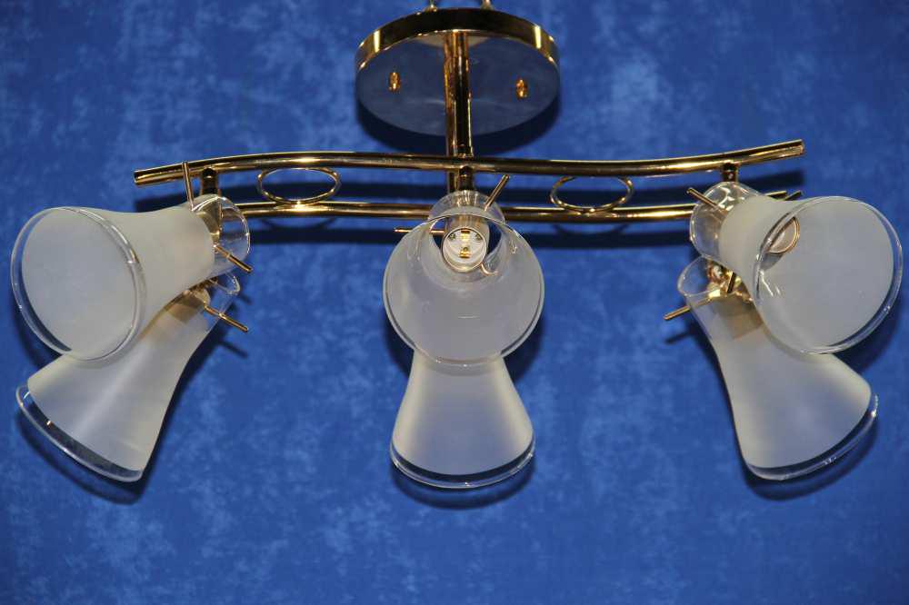 Люстра с плафонами Ray L4003/6 FGD (30213836) Люстра с плафонами Ray L4003/6 FGD (30213836)