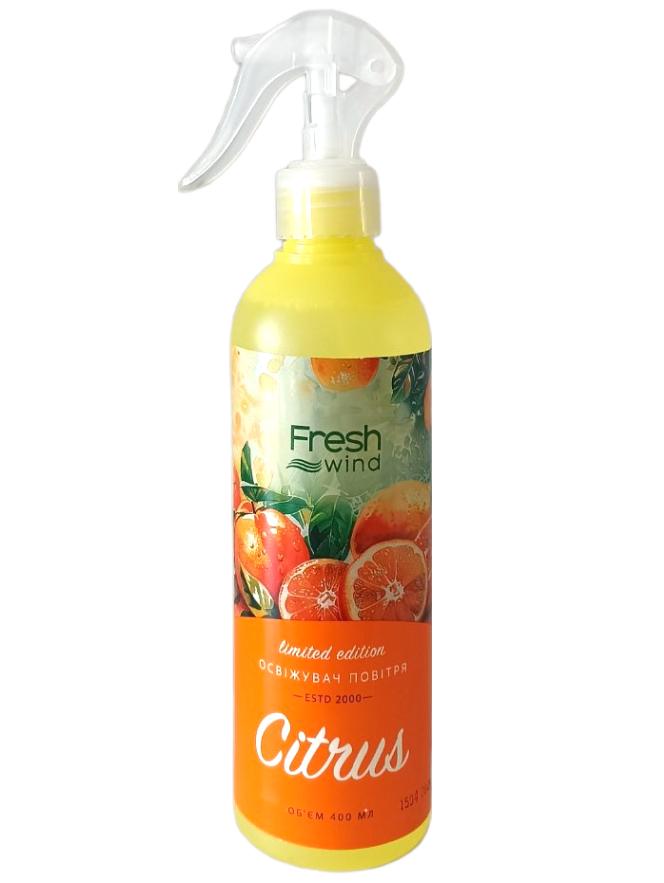 Освежитель воздуха жидкий Fresh Wind Citrus 400 мл (18258)