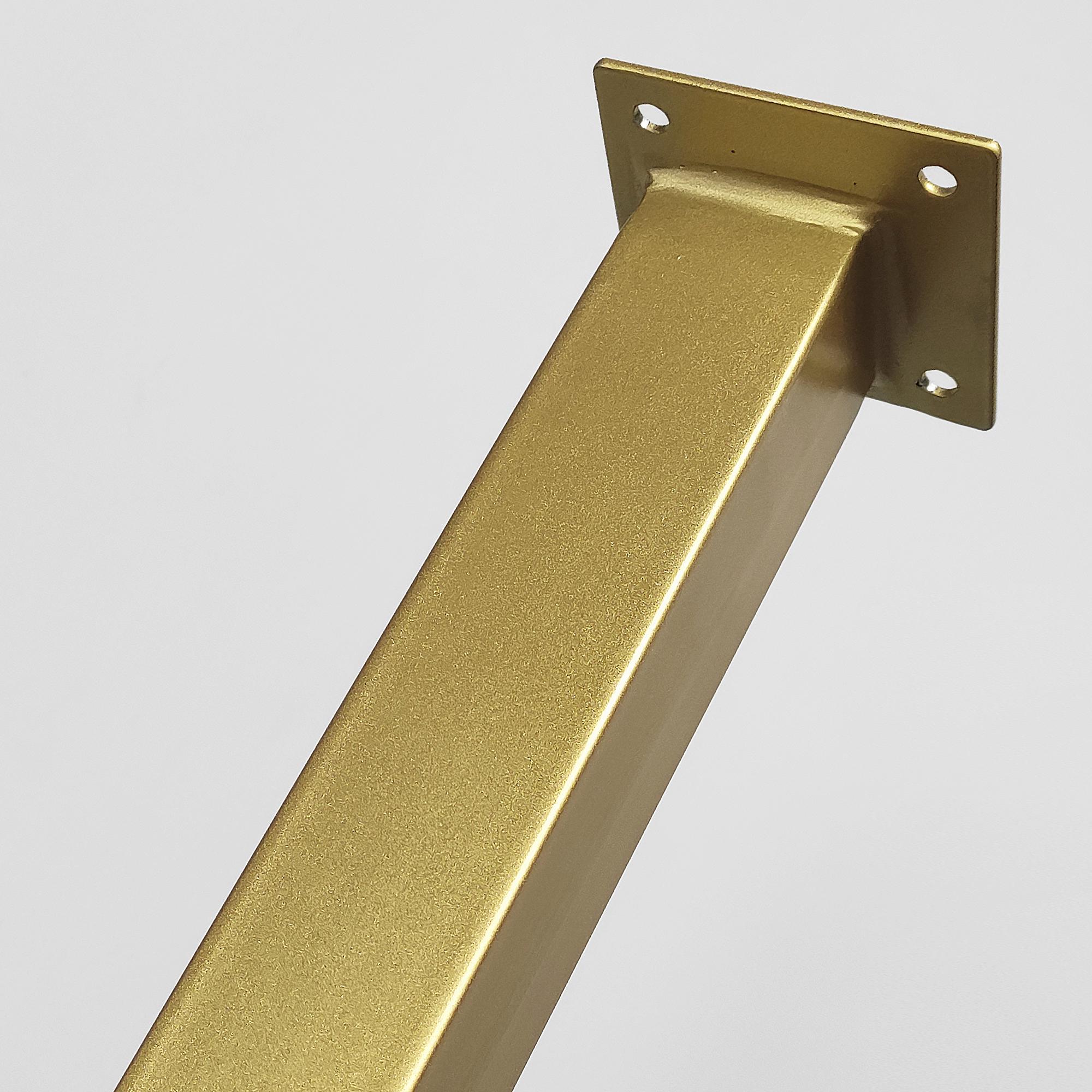 Ножка регулируемая из металла 250 мм Золотой (1207) - фото 8