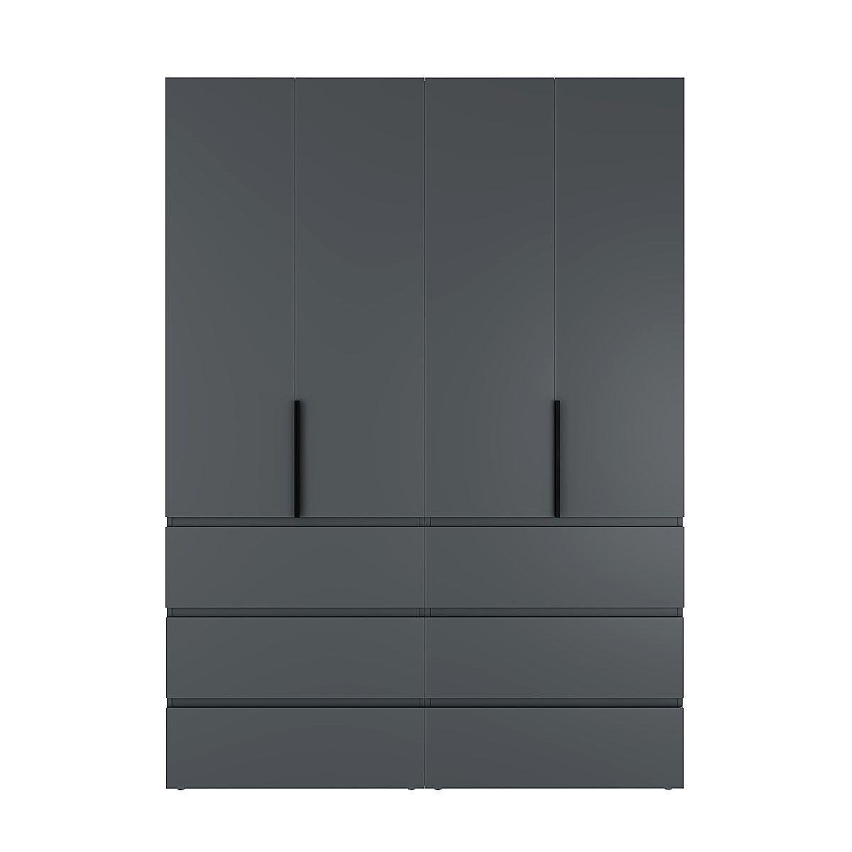 Шафа розпашна комбінована ART IN HEAD №10 Light 1600x500x2200 мм Графіт сірий (GALTK0107000000) - фото 1 Шафа розпашна комбінована ART IN HEAD №10 Light 1600x500x2200 мм Графіт сірий (GALTK0107000000) - фото 1