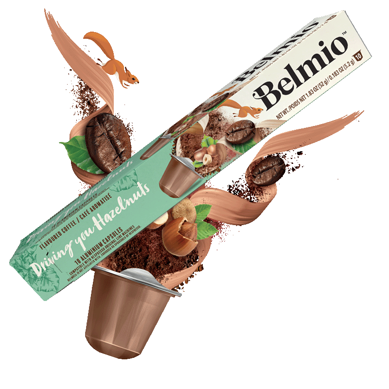 Кава в капсулах Belmio Driving you Hazel'nuts формату Nespresso
