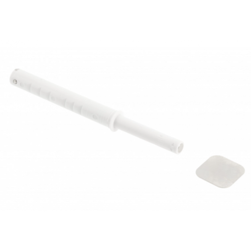 Відштовхувач врізний GTV для меблевих фасадів 116 мм Білий (714099)