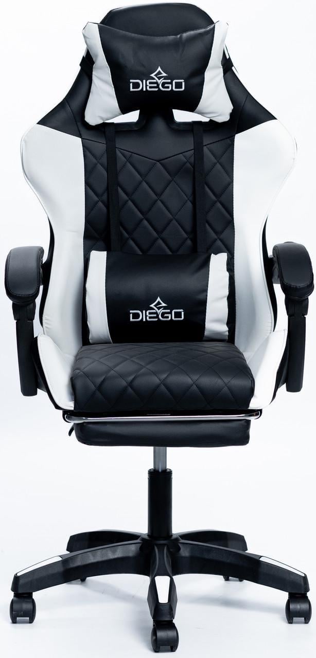 Кресло геймерское DIEGO Phantom RS Black/White (32011079) Кресло геймерское DIEGO Phantom RS Black/White (32011079)