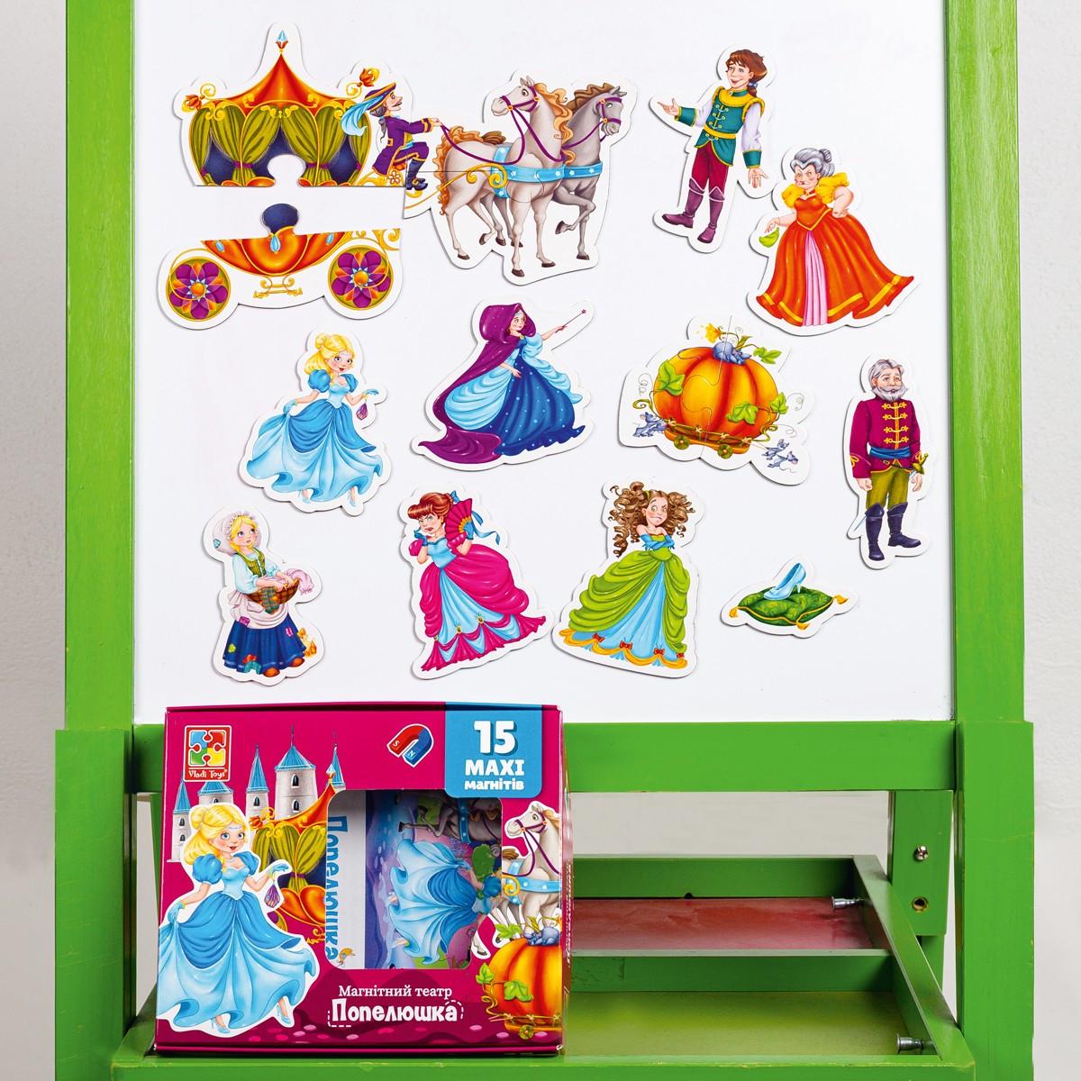 Настільна гра Vladi Toys Магнітний театр. Попелюшка українською (VT3206-53) - фото 4