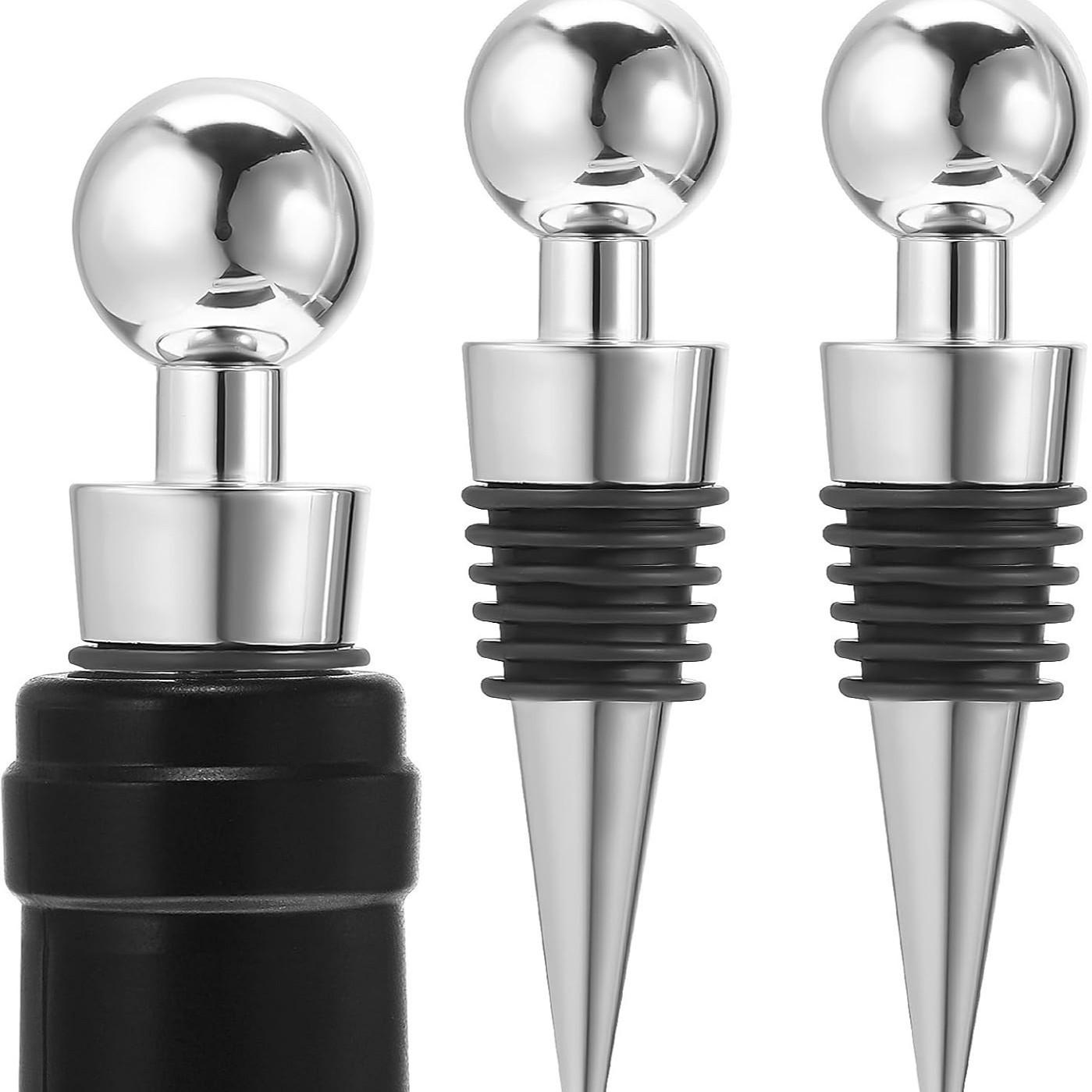 Пробка для пляшки вина R9517 конусоподібна із нержавіючої сталі D 2 см (30252410) - фото 8