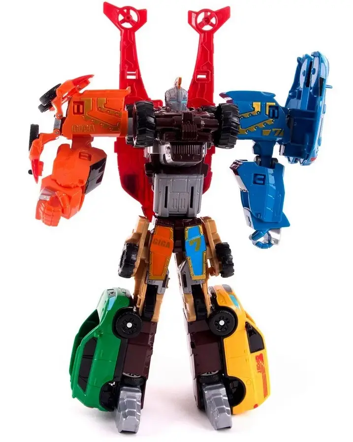 Робот Септан Гіга трансформер 7в1 в коробці 7 машин (1528) - фото 5 Робот Септан Гіга трансформер 7в1 в коробці 7 машин (1528) - фото 5