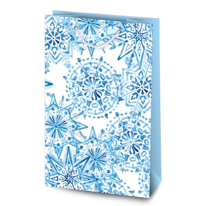 Пакет подарочный новогодний Flora 11х5,5х17 см 10 шт. (7937)