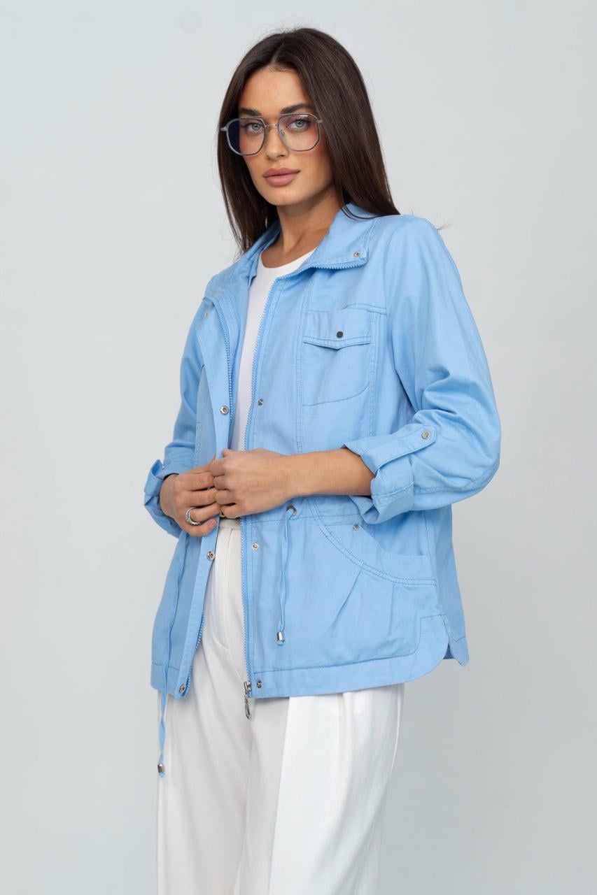 Куртка-сафари женская L Голубой (33386564)