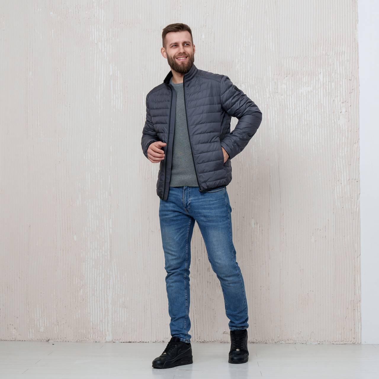 Куртка мужская демисезонная Vavalon 209-V р. 68 Серый (29108582) - фото 2