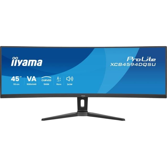 Монітор вигнутий Iiyama ProLite XCB4594DQSU-B1 USB-C Black (36943763)