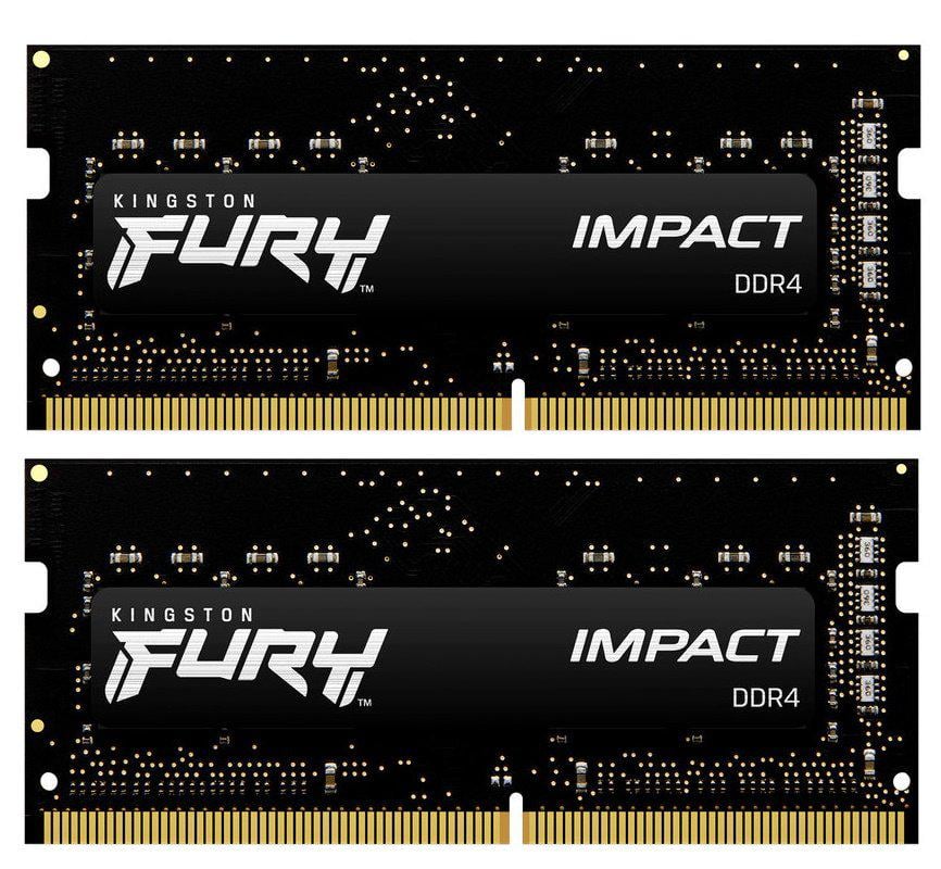 Оперативная память Kingston Fury Impact DDR4 SO-DIMM 2x8GB/2666 (KF426S15IBK2/16)