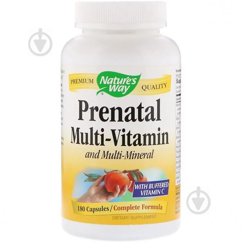 Мультивитамины для беременных Nature's Way Prenatal Multi-Vitamin and Multi-Mineral 180 капсул (NWY45130)