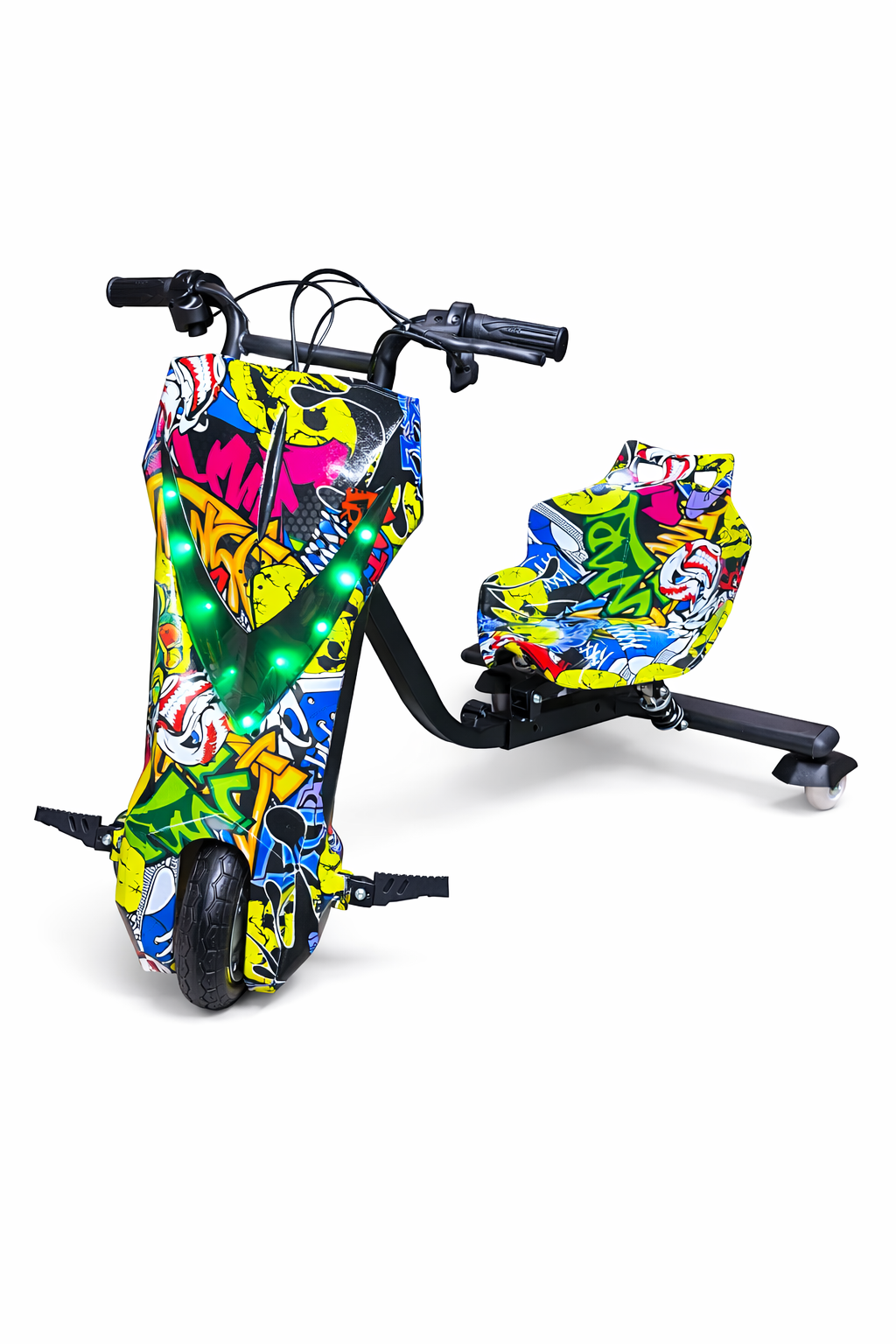 Дріфт-карт Windtech Crazy Bug 500W Жовтий графіті (ДК-09)