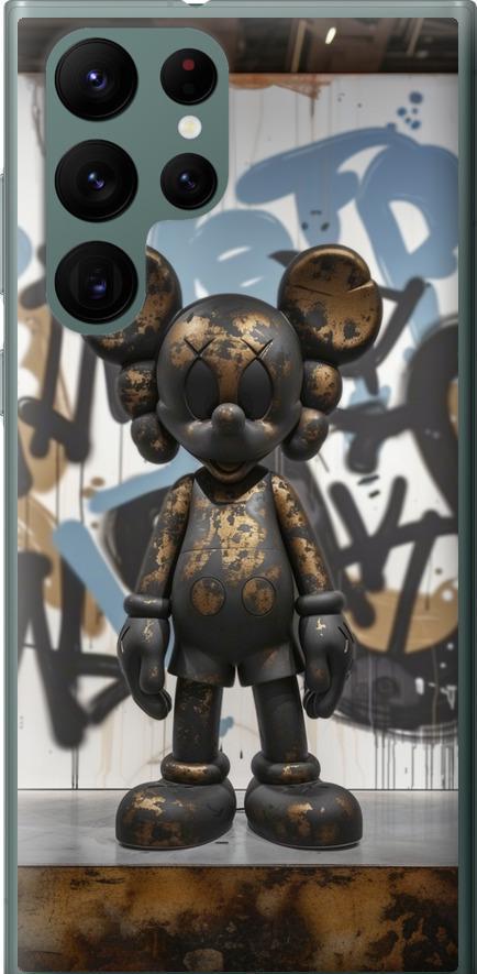 Чехол на Samsung Galaxy S22 Ultra Bronze kaws v2 (6098u-2500-42517)