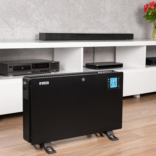 Конвектор электрический NOVEEN CH7100 LCD SMART 750-2000 Вт с таймером и пультом ДУ Черный (VYA678367)