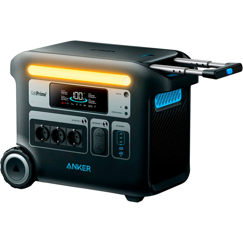 Зарядна станція Anker 767 PowerHouse 2048 Wh 2400W EU (A1780311)