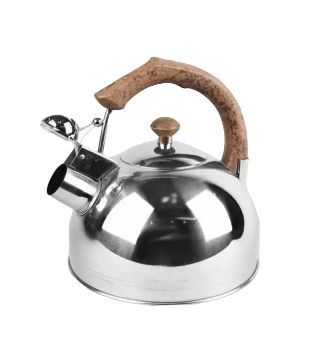 Чайник со свистком Benson BN-722 нержавеющая сталь 2,5 л Коричневый (14114628)