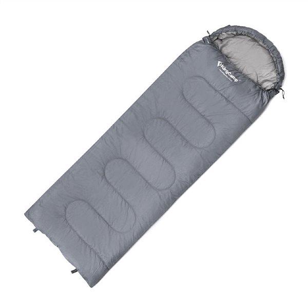 Спальник KingCamp Oasis 250XL Grey L (левый) (1026-KS3222_MEDIUMGREY_L) - фото 1