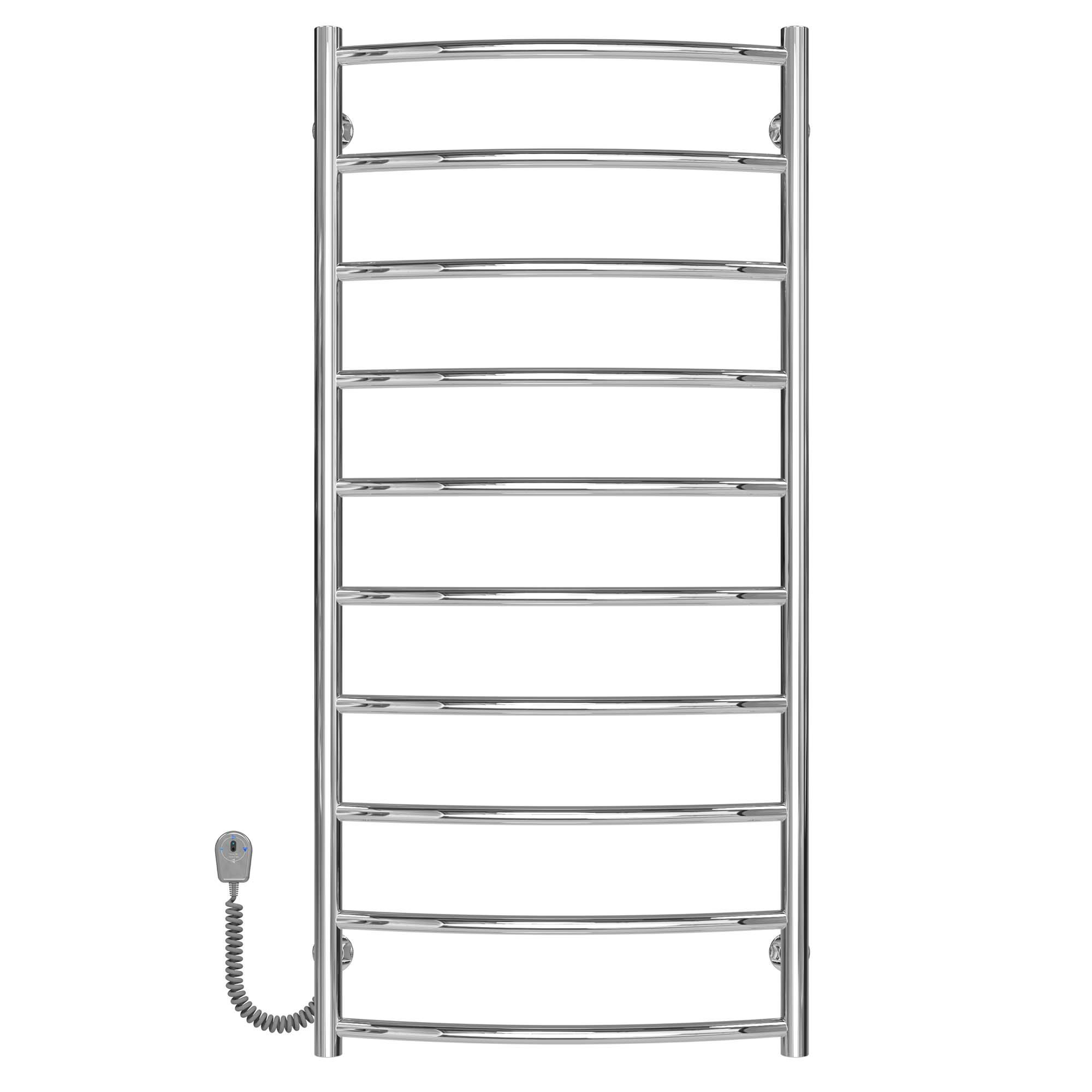 Полотенцесушитель электрический Deffi Классик П10 EF16 левое подключение нержавеющая сталь 500х1100 мм Хром (C.DK.110.50.10.E.C.L.5)