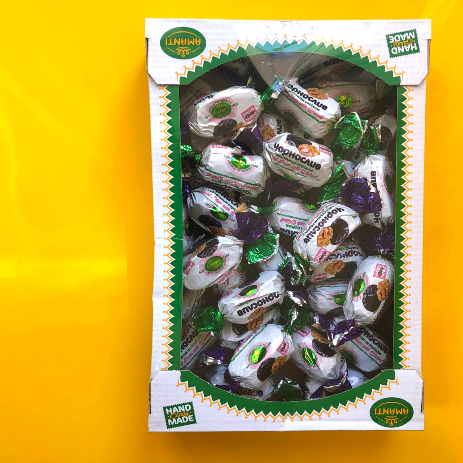 Конфеты шоколадные Аманти Чернослив с орехом 1 кг (A-1000-prune) - фото 3 Конфеты шоколадные Аманти Чернослив с орехом 1 кг (A-1000-prune) - фото 3